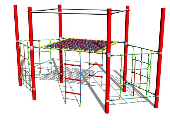 Rope ship LP150KR - red (f.h. 1,5 m)