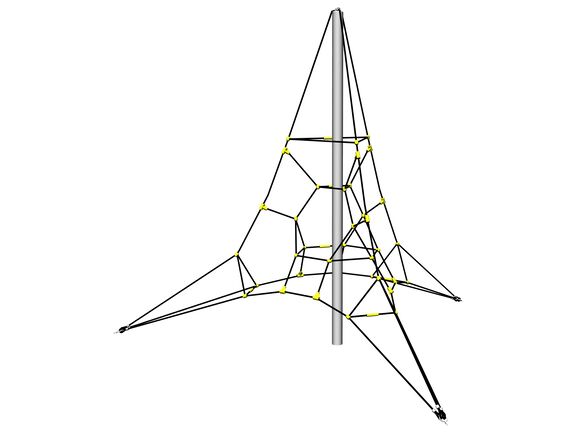 Rope pyramid PY3350K (f.h. 1 m, with 3 tension locks)