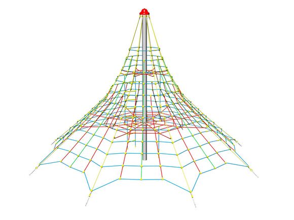 Rope pyramid PY855K (f.h. 1,5 m, with 8 tension locks)