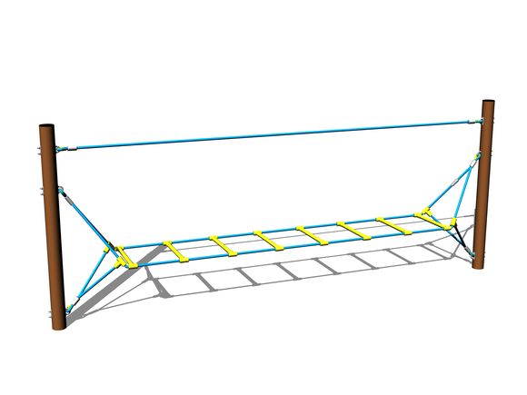 Rope ladder LP030KW - brown