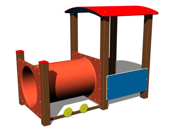 Train engine MA110KW - brown