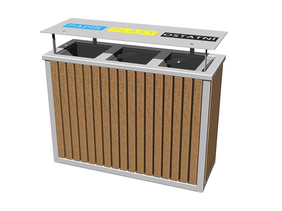 Waste bin for sorted waste OKV0310ZP