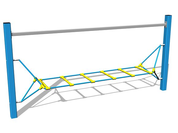 Monkey track Rope ladder - blue