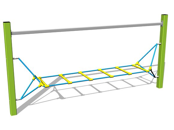 Monkey track Rope ladder - lime