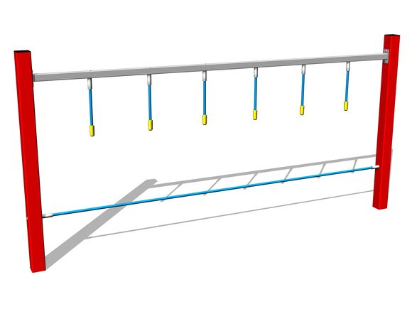 Monkey track Monkey ropes - red