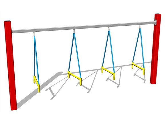 Monkey track Hanger - red