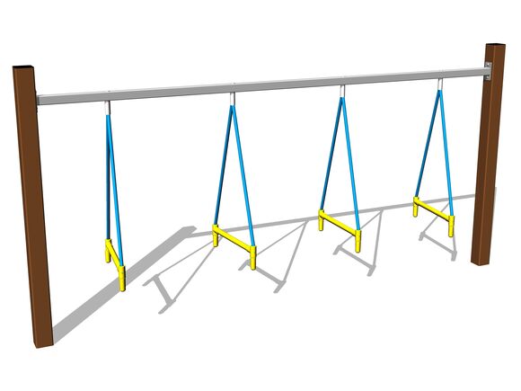 Monkey track Hanger - brown