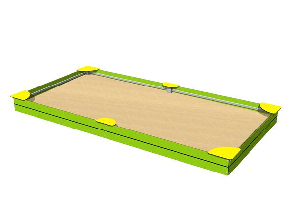 Sandpit with seats 4x2 m PIP4020LY