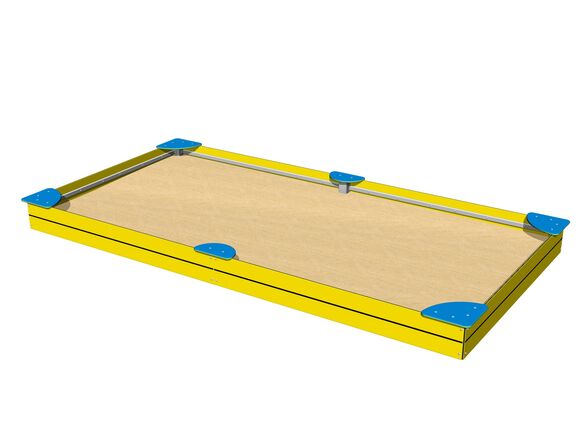 Sandpit with seats 4x2 m PIP4020YB
