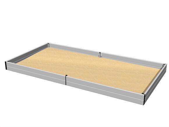 Sandpit 4x2 m - silver