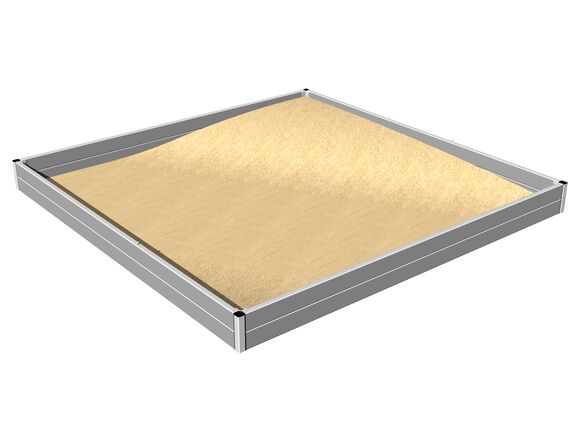 Sandpit 3x3 m PI330KS - silver