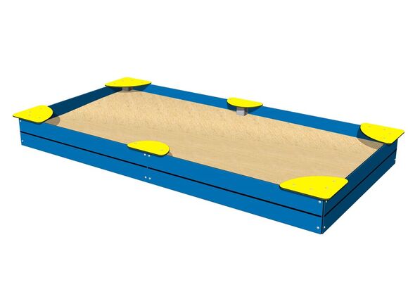 Sandpit with seats 3x1,5 m PIH3015BY