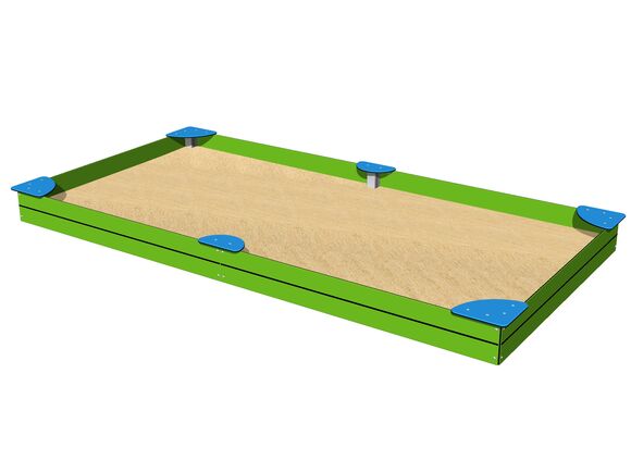 Sandpit with seats 4x2 m PIP4020LB