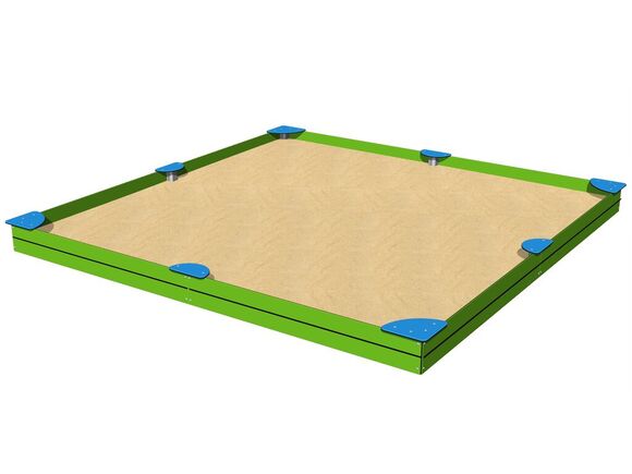 Sandpit with seats 4x4 m PIH4040LB