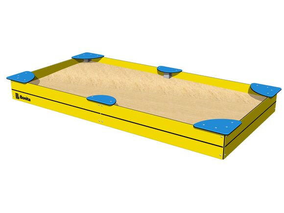 Sandpit with seats 3x1,5 m PIP3015YB