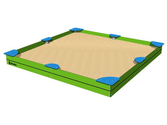 Sandpit with seats 3x3 m PIP3030GB
