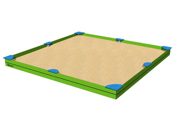 Sandpit with seats 4x4 m PIP4040LB