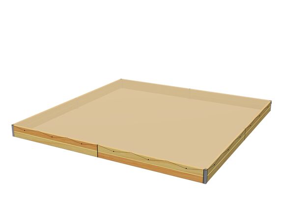 Tarpaulin for the covering of the sandpit 4x4 m PZ442D