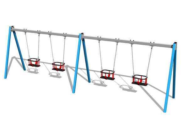 Quadralupe chain swing RH6413KB - Blue (f.h. 1,0 m)