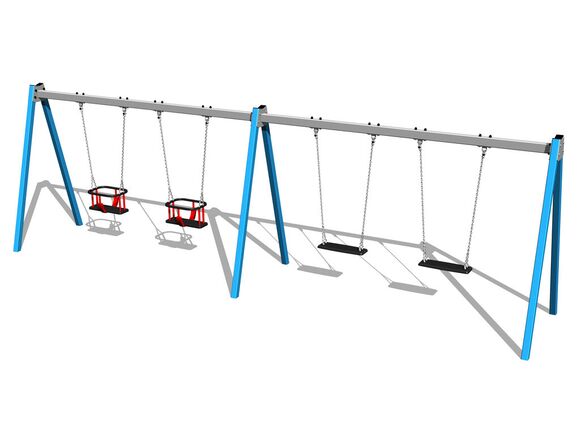 Quadralupe chain swing RH6412KB - Blue (f.h. 1,0 m)