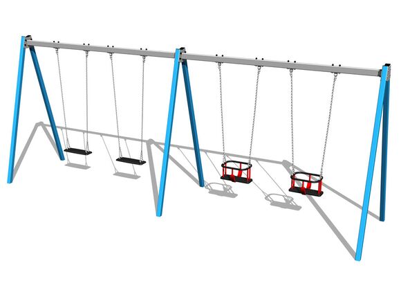 Quadralupe chain swing RH6412KB - Blue (f.h. 1,5 m)
