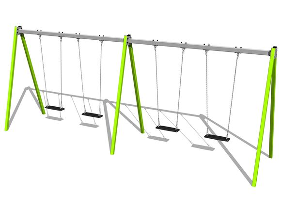 Quadralupe chain swing - lime (f.h. 1,5 m)