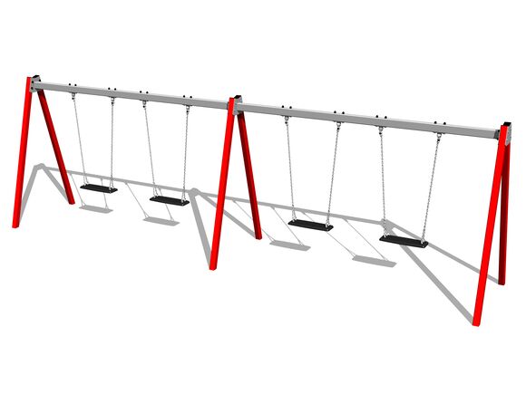 Quadralupe chain swing RH6411KR - Red (f.h. 1,0 m)