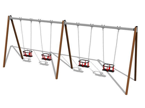 Quadralupe chain swing RH6413KW - Brown (f.h. 1,5 m)