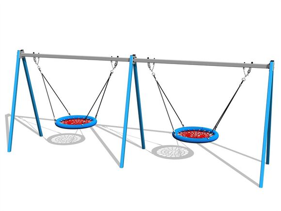 Twin chain swing - blue (f.h. 1,5 m)