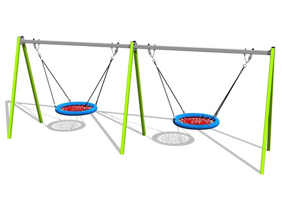 Twin chain swing - lime (f.h. 1,5 m)