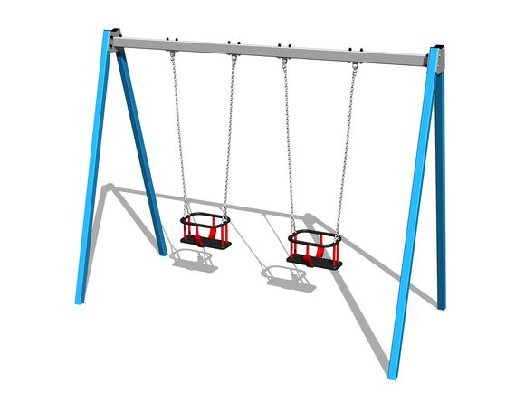 Twin chain swing RH6213KB - Blue (f.h. 1,5 m)