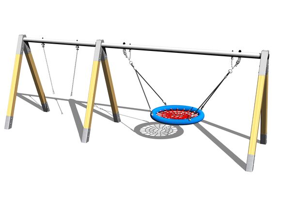 Twin chain swing RH220D (f.h. 1 m)