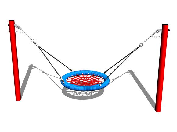 Chain swing Nest MINI RH160KR - red (f.h. 1 m)