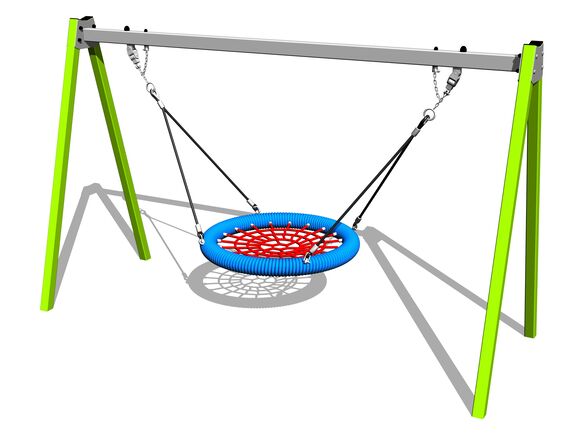 Chain swing Nest - lime (f.h. 1 m)