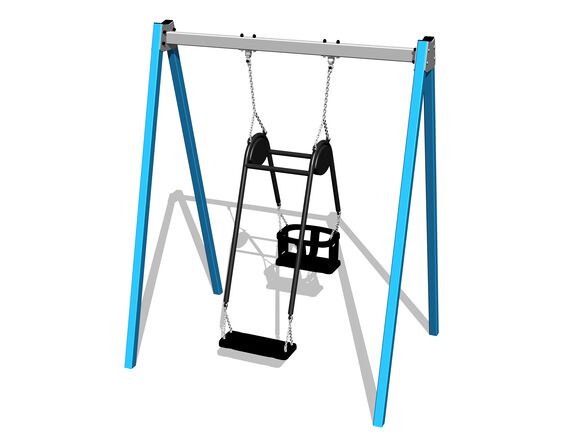 Chain swing mother and child RH6113KB - Blue (f.h. 1,5 m)