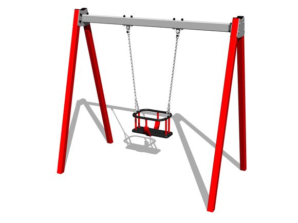 Chain swing RH6112KR - Red (f.h. 1,0 m)