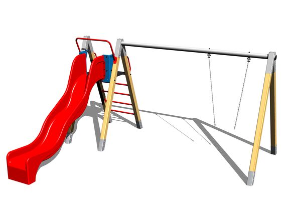 Chain swing with a slide RH150D (f.h. 1,5 m)
