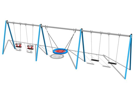 Fivefold chain swing RH6521KB - Blue (f.h. 1,5 m)