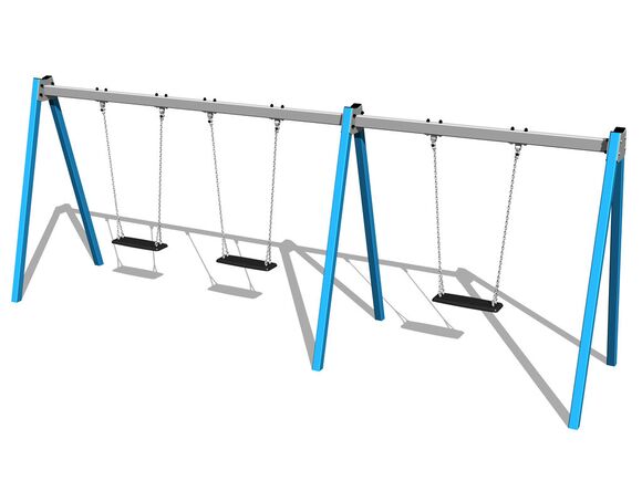 Triple chain swing RH6311KB - Blue (f.h. 1,0 m)