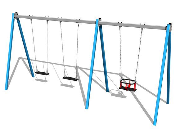 Triple chain swing RH6312KB - Blue (f.h. 1,5 m)