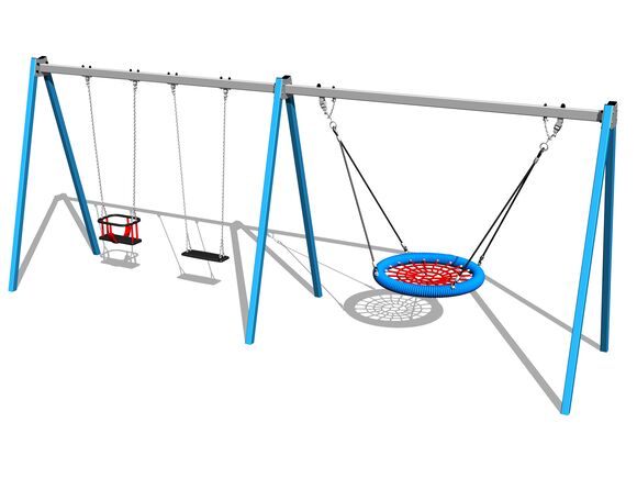 Triple chain swing RH6322KB - Blue (f.h. 1,5 m)