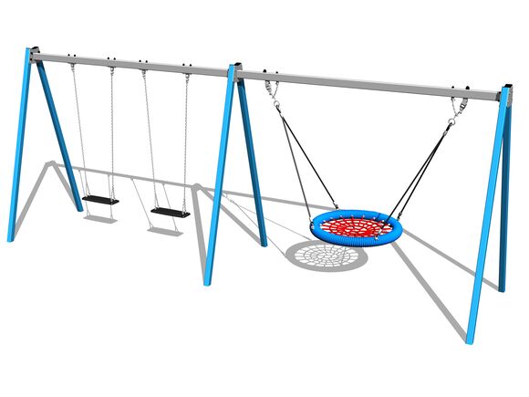 Triple chain swing RH6321KB - Blue (f.h. 1,5 m)
