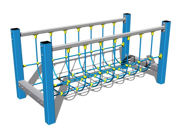 Rope bridge LL102KB - blue (f.h. 1 m)
