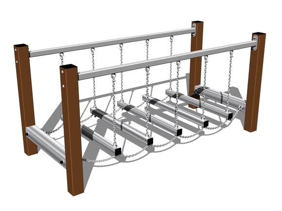 Chain bridge RL102KW - brown (f.h. 1 m)