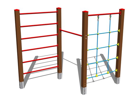 Climbing set SS8304KW - brown