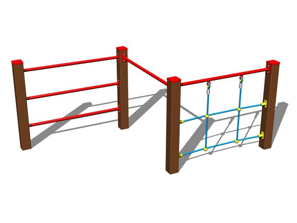 Climbing set SS8313KW - brown