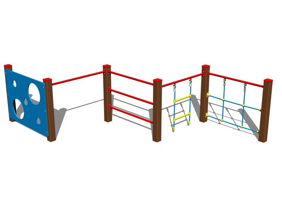 Climbing set SS8505KW - brown