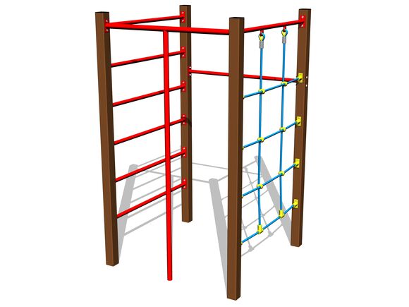 Climbing set SS8408KW - brown