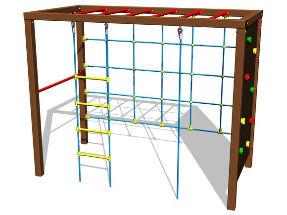 Climbing set SS8608KW - brown