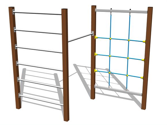 Climbing set - brown